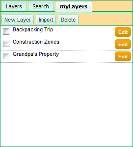 myLayers Panel